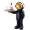 Astronaut Figurine Tray Sculpture Desk Storage Statue Room Decoration Gift black Small|Antique Home Decor - Image 4