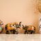 Rajasthani Tribal Handmade Brown '' Elephant '' Figured Wooden Statue Antique Design Elephant for Showpiece with Brown Colour-2 - Image 2