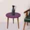 Wooden Round Side Table | Epoxy End Table | Coffee Table | Mid Century Modern Resine | Living Room Furnitur - Image 3