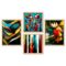 SET OF 4 DIGITAL WALL PAINTING - Image 3