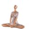 Suitable for home decor Yoga Posture Lady Statue Idol for Home Yoga Statue admirable piece of gift (Golden) - Image 4