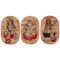 Bamboo Hand Crafted Wall Hangings Of The Trio Of  Ganesh Ji, Laxmi Ji And Sarwasti Ji Painting For Home Decor - Image 2