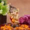 Ganesha Statue  Idol Shriganesh Bhagwan Murti / Home, Office Decor / Car Dashboard / Side Table Brass Ganpati / Lord Vinayaka Statue / God of Luck & Success Sculpture / Gift Items - Image 2