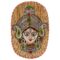 Oval Shaped Design Bamboo Hand Crafted Wall Hangings Durga Ji  For Home Decor | Bamboo Art For Wall Decor - Image 4